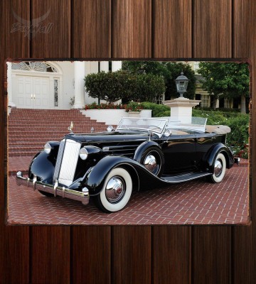 Металлическая табличка Packard Twelve Dual Cowl Sport Phaeton by Dietrich